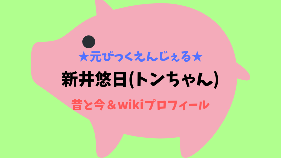 新井悠日の昔と今現在の画像 トンちゃんがダイエットヴィレッジに出演